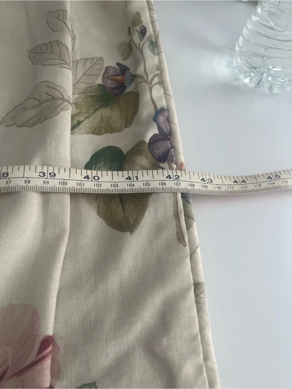 Floral Cream Botanical Pillow shams  set Elegant Pink & Green Design